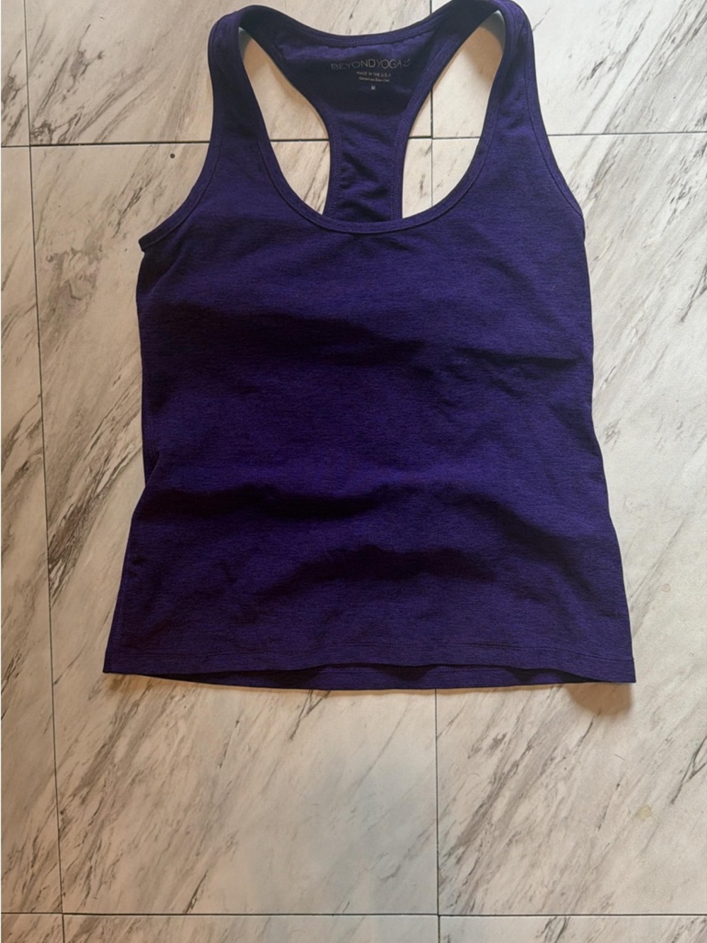 Beyond Yoga Deep Purple Racerback Tank